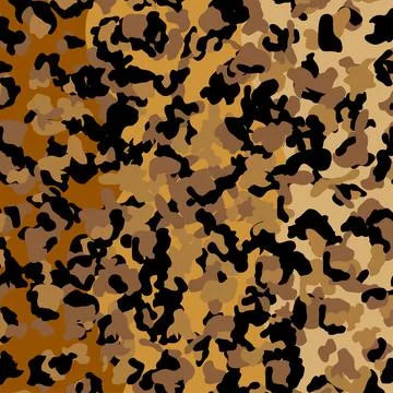 Fashionable Leopard Seamless Pattern. Stylized Spotted Leopard Skin Backgroun Illustrazione stock