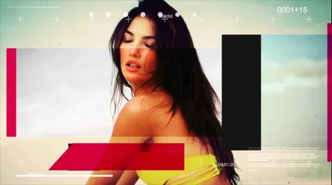 Fashionable Model Show 스톡 After Effects