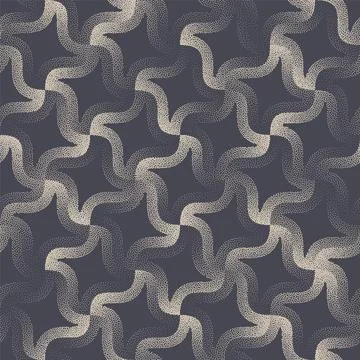 Fashionable Ornamental Seamless Pattern Vector Retro Abstract Background Stock Illustration