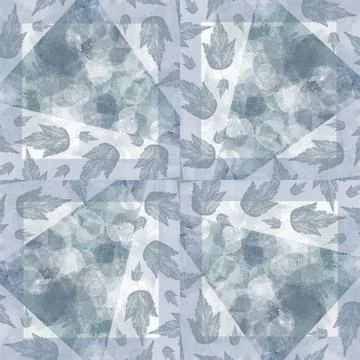 Fashionable pattern for packaging design. Abstract background with leaves and Stock Illustration