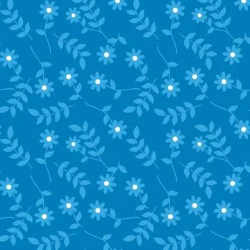 Fashionable pattern with small flowers. Stock Illustration