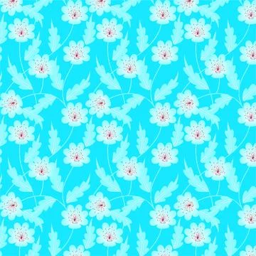 Fashionable pattern with small flowers. 스톡 일러스트