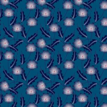 Fashionable pattern with small flowers. Stock Illustration