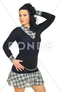 Fashionable woman Stock Photos