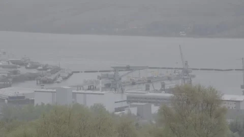Faslane Naval Base Stock Footage 159417265