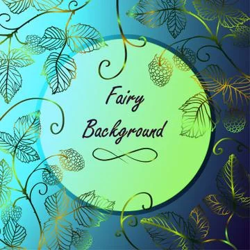 Faspberry night  frame Stock Illustration