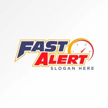 Fast Alert vehicle speedometer auto sport car perform automotive bar control Stock Illustration