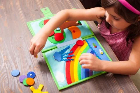 Fast and effective way to learn colors Stock Photos