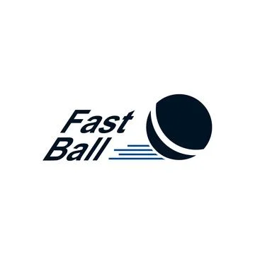 Fast ball logo Stock Illustration