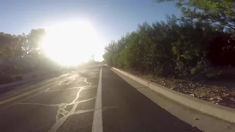 Fast Bike Lane Stock Footage 130930556