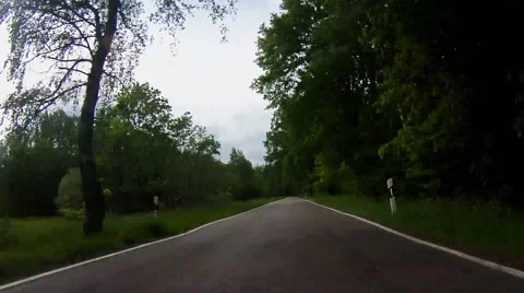 Fast biking the Braunsberg in the palatina forest 動画素材 48410853