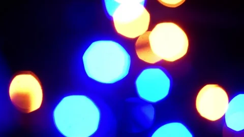 Fast blinking blurred Lights Stock Footage 101161340