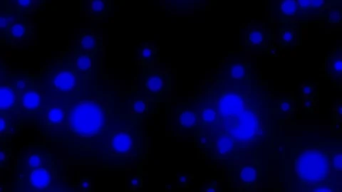 Fast Blue Dark Dynamic Particles Cluster Abstract Motion Background Loop Stock Footage 100522582