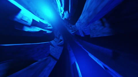 Fast Blue Shapes Loop 스톡 동영상 194397031