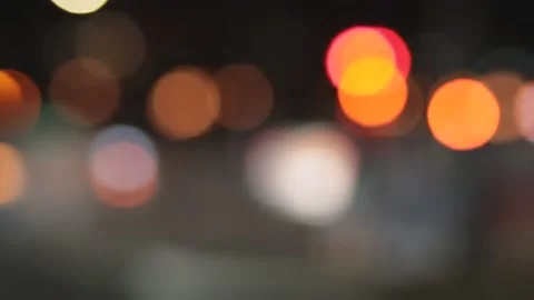 Fast bokeh mixed direction Stock Footage 228742924