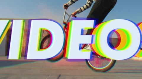 Fast Breathing Color Split Text Titles  After Effects	Stock