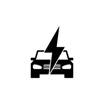 Fast Car Flat Vector Icon イラスト素材