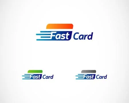 Fast Card Payment Technology Logo Sign Symbol Icon Stockillustratie