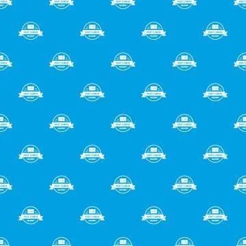 Fast cargo pattern seamless blue 스톡 일러스트