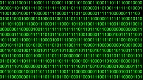 Fast changing binary code numbers glitch effect animation Stock Footage 321608125