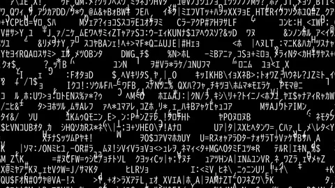 Fast changing white glitch code background animation Stock Footage 333216299