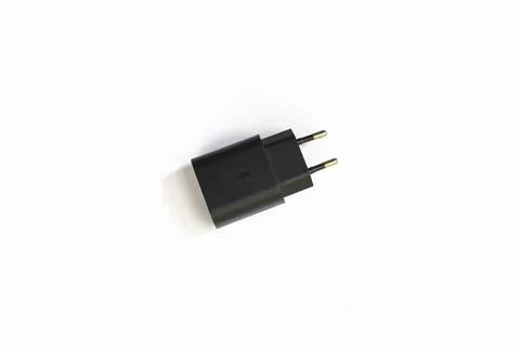 Fast charging adapter isolated Stock Photos