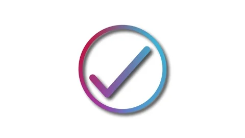 Fast Check Mark Animation Elegant and Mi... | Stock Video | Pond5