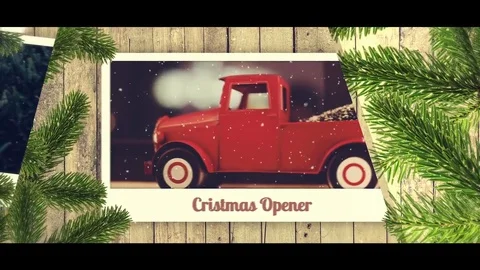 Fast Christmas Opener Slideshow 库存 After Effects