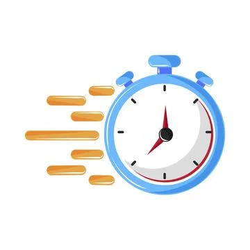 Fast chronometer timer Stock Illustration