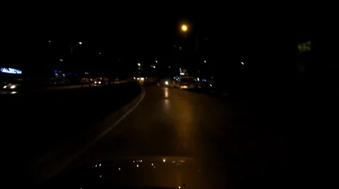 Fast City Drive Stock Footage 36788802