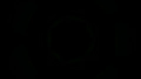 Fast Classic Tunnel Vj Loop Animation Video stock 83682968