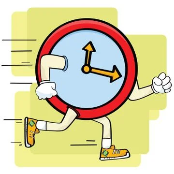 Fast clock Stock Illustration