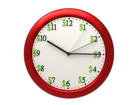 Fast Clock Stock Illustration