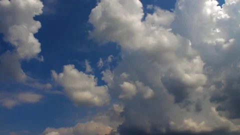 Fast Clouds Stock Footage 77020513