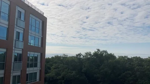 Fast Clouds Moving South Time Lapse Toronto Condo Stock Footage 211722201