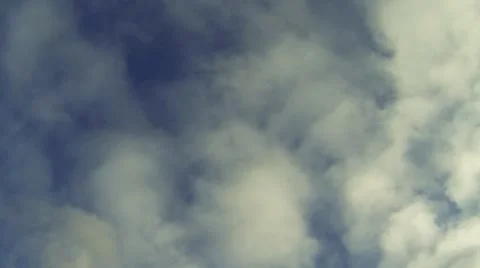 Fast clouds time lapse Stock Footage 49760283