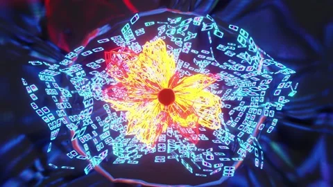 Fast Colorful Abstract Loop Stock Footage 221517347