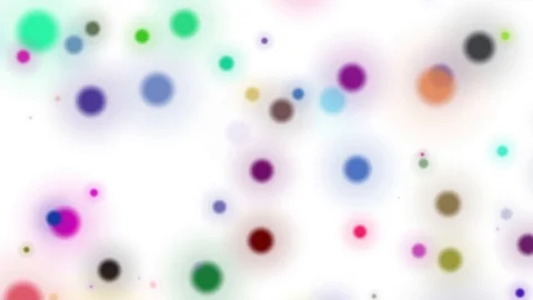 Fast Colorful White Dynamic Particles Cluster Abstract Motion Background Loop Stock Footage 100530914