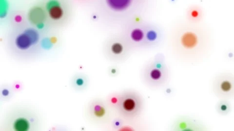 Fast Colorful White Dynamic Particles Rotating Abstract Motion Background Loop Stock Footage 100531600