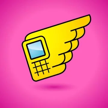 Fast communication sign Stock Illustration