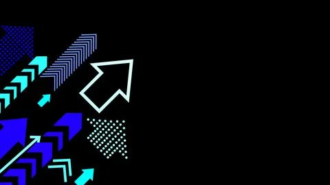 A fast communication technology that uses arrows to convey speed Stock Illustration
