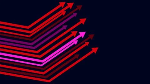 A fast communication technology that uses arrows to convey speed Stock Illustration