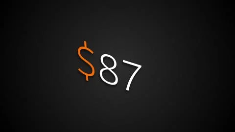 Fast counting of dollars in numbers. The concept of money and currency. Computer Stock Illustration