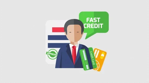 Fast credit e payment 4k animation (Transparent, Lottie Json, AEP ...