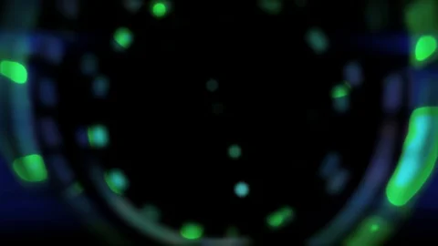 Fast Data Flow through virtual Server cable connection Stock Footage 121629611