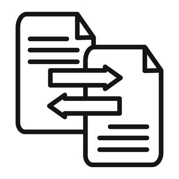 Fast Data Transfer Icon Ideal for Networking and Connectivity Stock Illustration