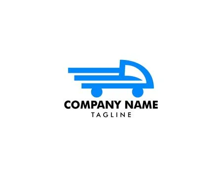Fast Delivery Car Logo Cargo design vector template Stock Illustration
