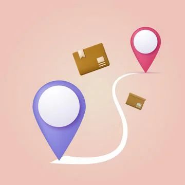 Fast delivery concept. Vector Stock Illustration