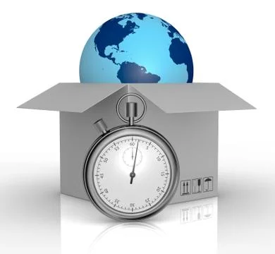 Fast delivery Illustrazione stock