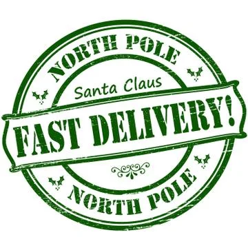 Fast delivery Stock Illustration